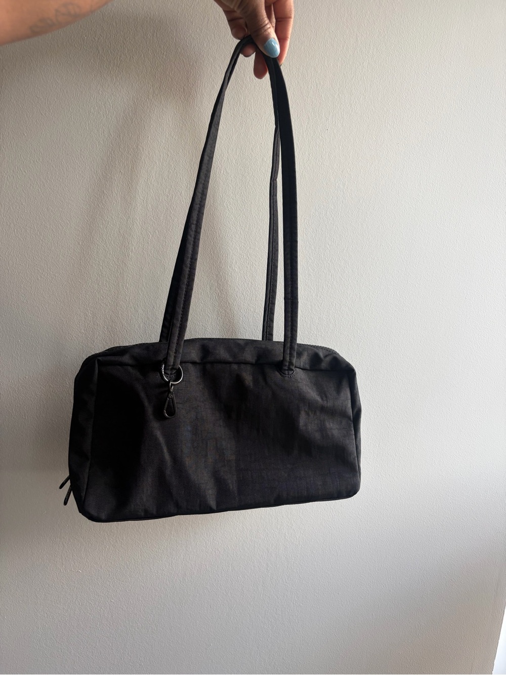 BAGGU Black Bowler Bag